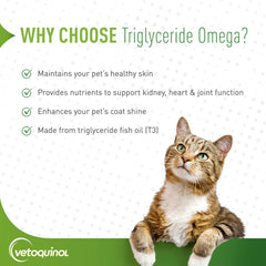 Capsules Triglyceride Omega ouvertes versées sur la nourriture pour administration pratique.