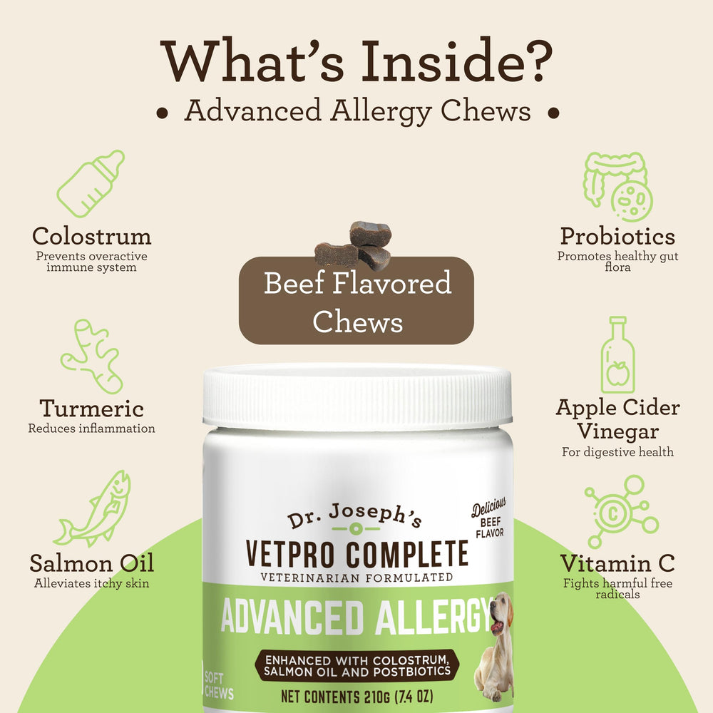 VetPro Complete colostrum – renforce l'immunité naturelle chez les chiens.