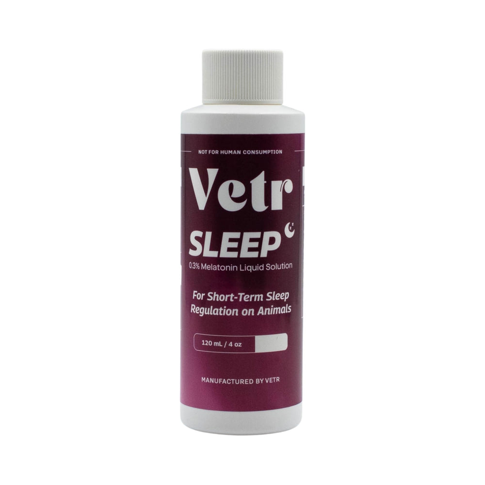 Bouteille Vetr Sleep montrant le format pratique pour le sommeil