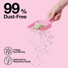 Litière Vetreska Cherry Blossom Tofu grains doux pour sensation agréable