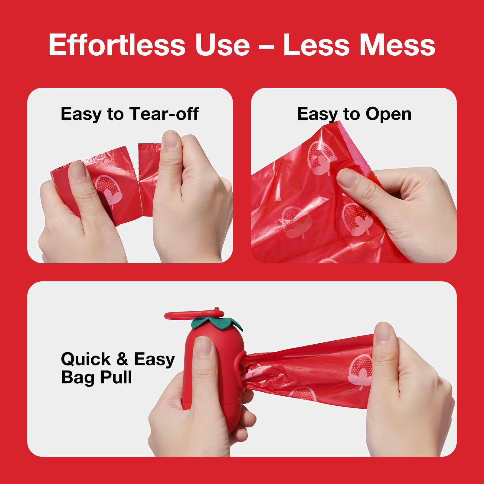 Design fraise 3D Vetreska attire l’œil et facilite l’utilisation