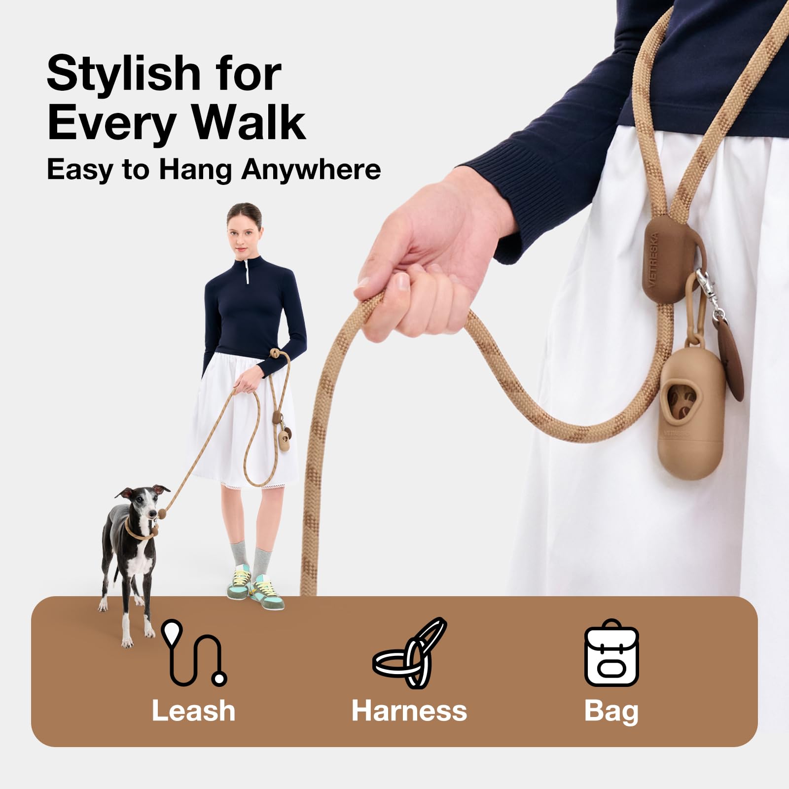 Vetreska sacs utilisables pour chiens et chats, pratique et fiable