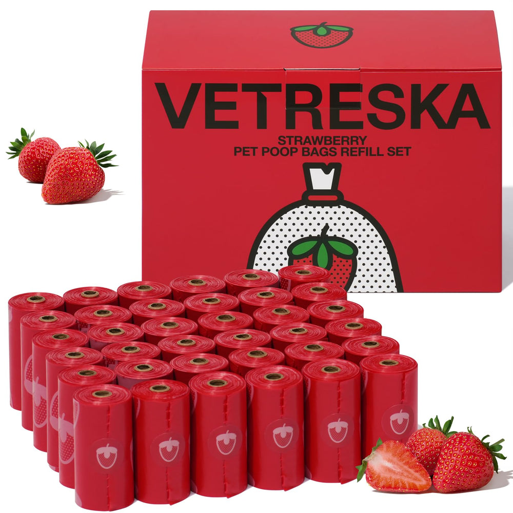 Sacs Vetreska fraise en emballage, parfum agréable pour balades.