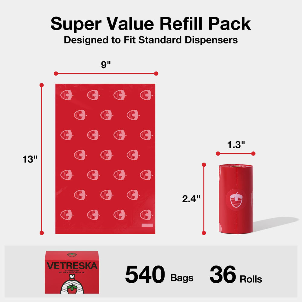 Sacs Vetreska pour promenade chien, sacs solides et pratiques.