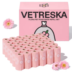 VETRESKA: sacs-poubelle lavande ultra épais et grande capacité pour chien.