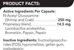 VetriScience: glucosamine acétylé pour protéger la muqueuse intestinale.