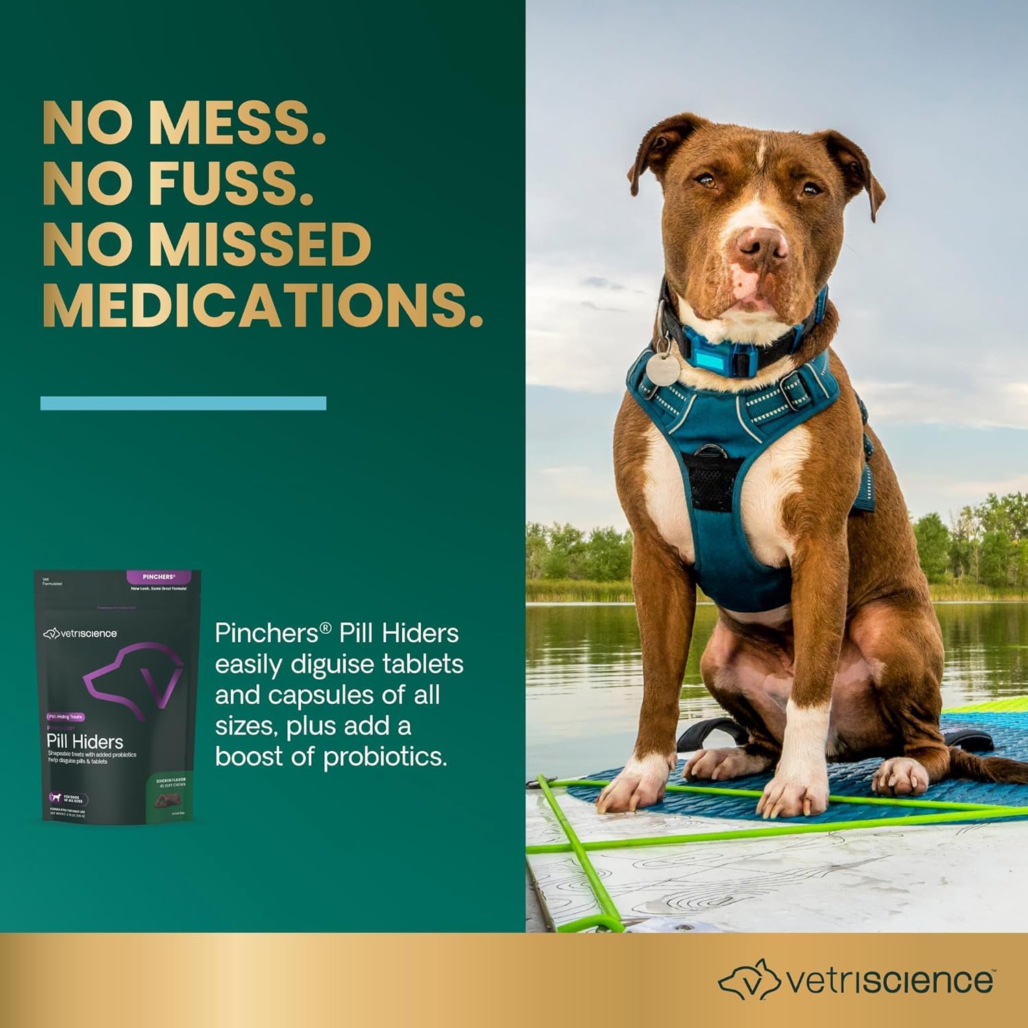 VETRISCIENCE Pinchers cache-pilules petites-tablettes pour petits comprimés.