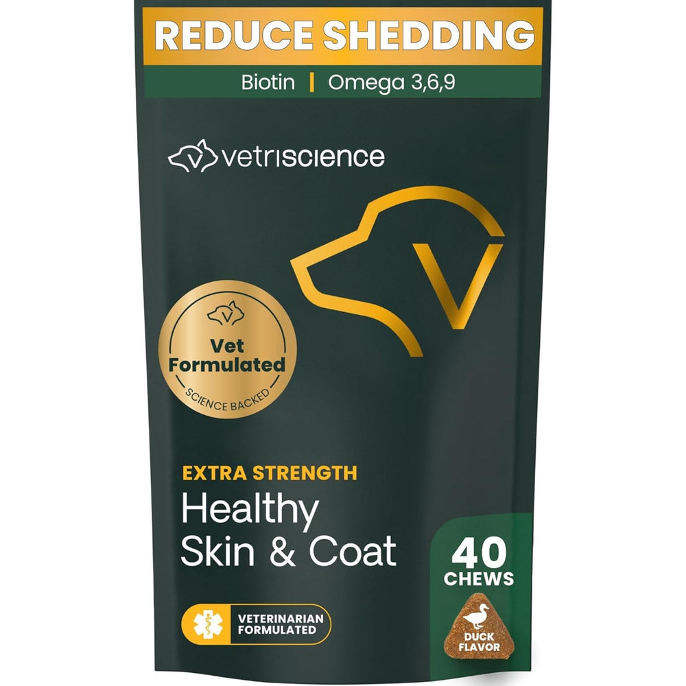 VetriScience Extra Strength: bouchée pratique pour peau et pelage sains chez le chien