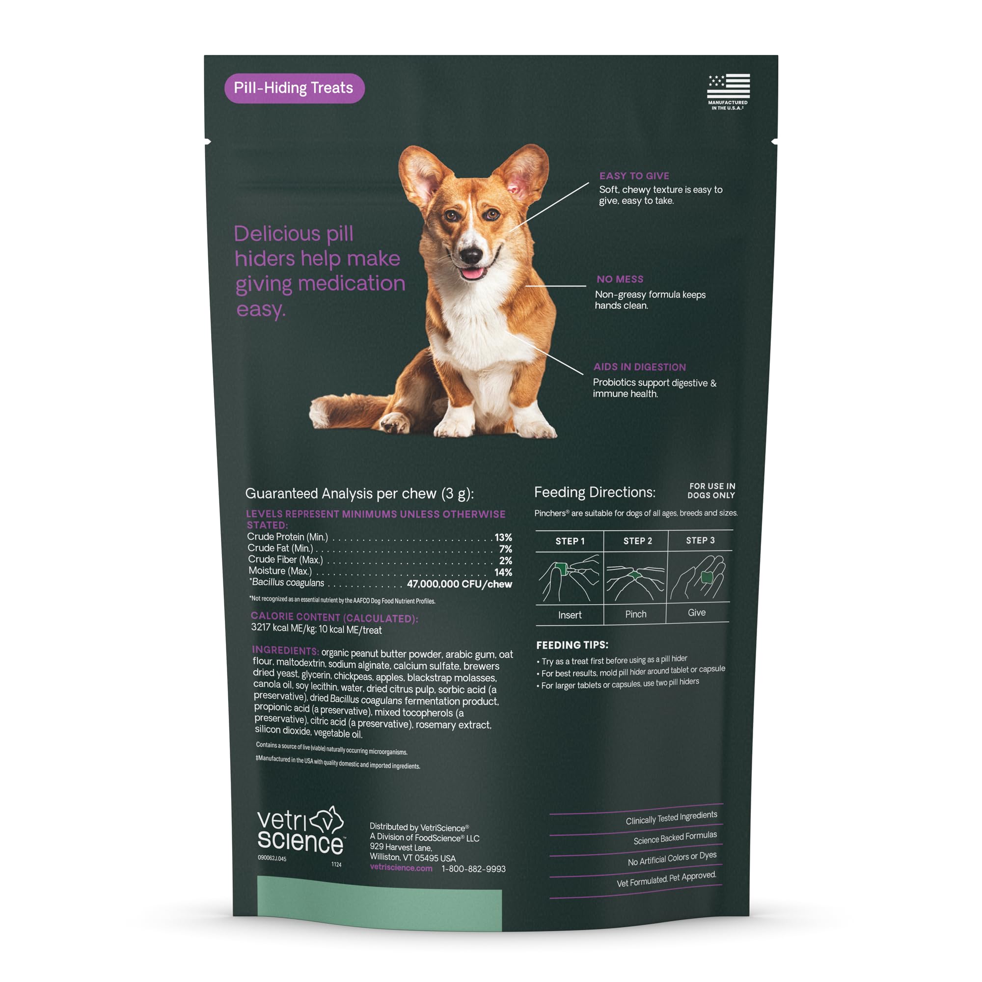 VETRISCIENCE format extra-large pour grosses pilules et capsules, solution polyvalente.