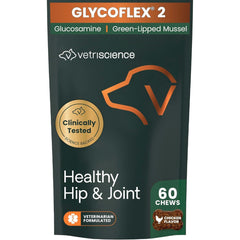 VetriScience GlycoFlex pour chien – soutien des hanches en mouvement lors des sorties.