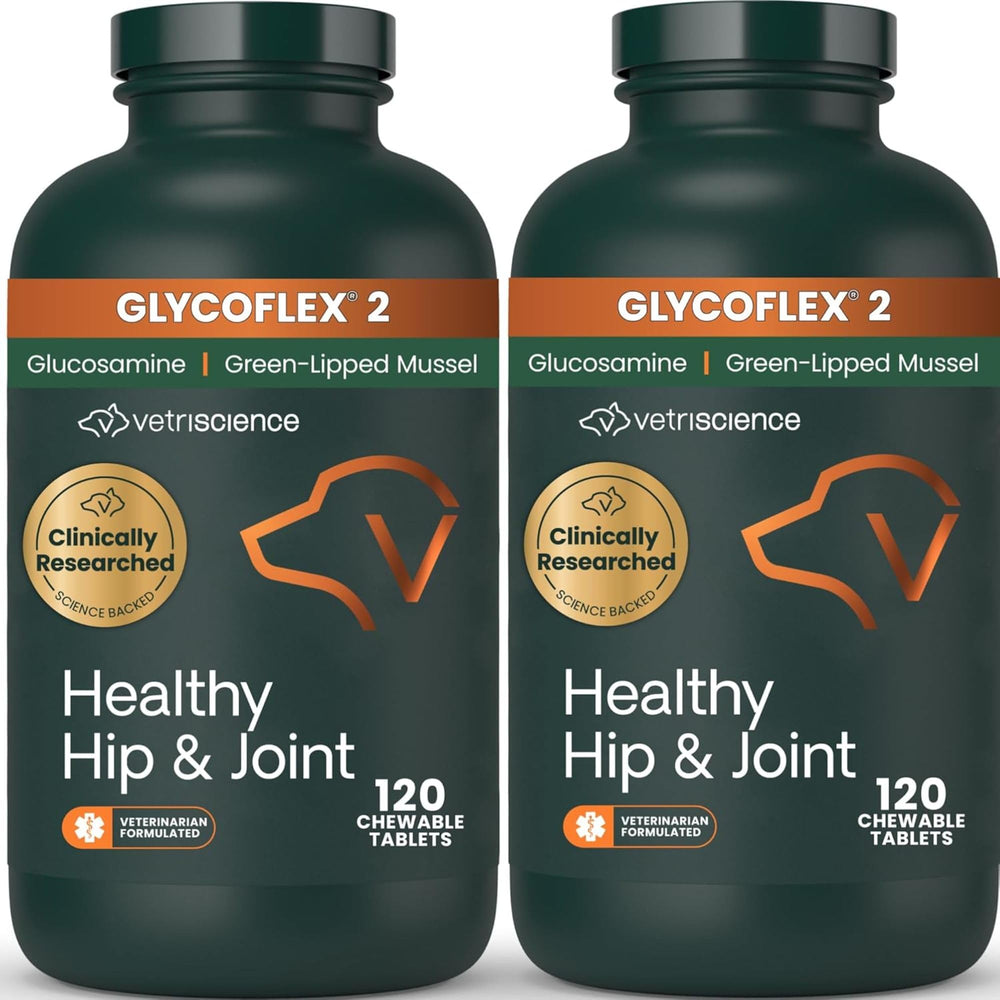 VetriScience GlycoFlex 2 – emballage et étiquette clairs pour vérifier les ingrédients et certifications.