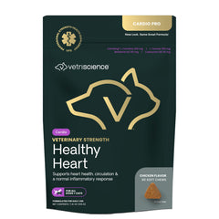 Gommes VetriScience Coeur Énergie : soutien potentiel à l'endurance animale.