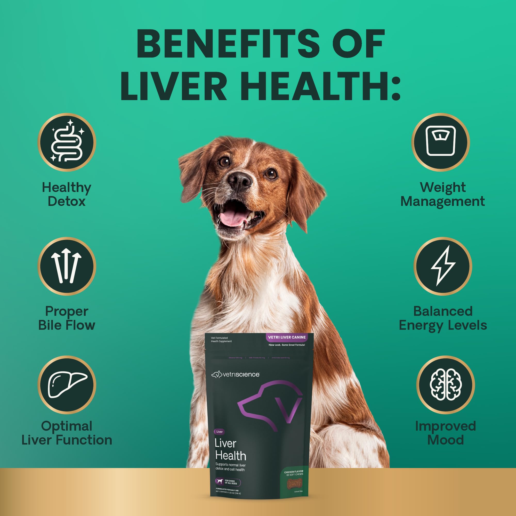 VETRISCIENCE Goût poulet – friquettes adaptées aux chiens sensibles au poulet.