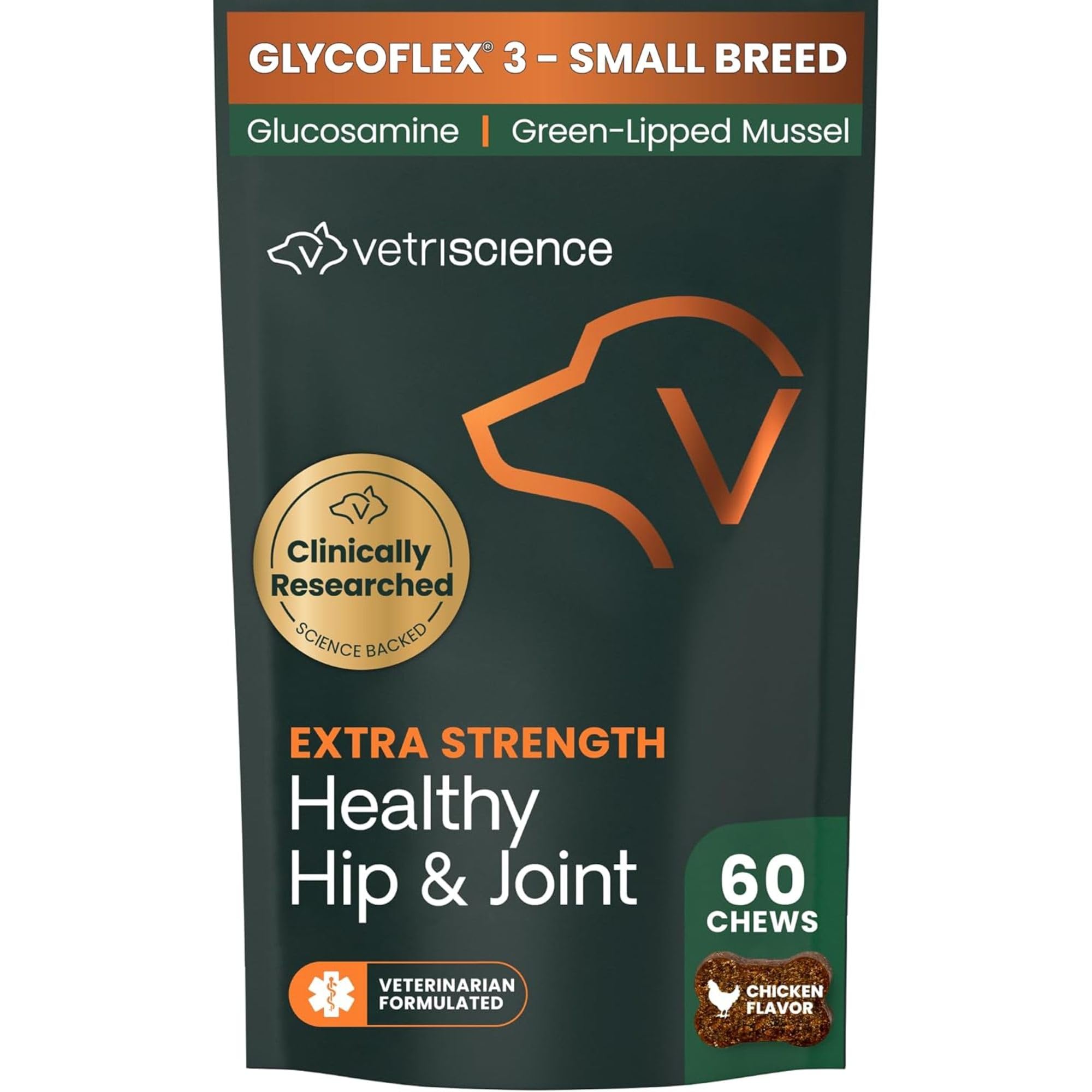 VETRISCIENCE friandisses hanche et articulation dans la bouteille, soutien quotidien