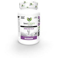 VetriScience Immunity Health: bouteille de capsules pour petits chiens, soutien immunitaire.