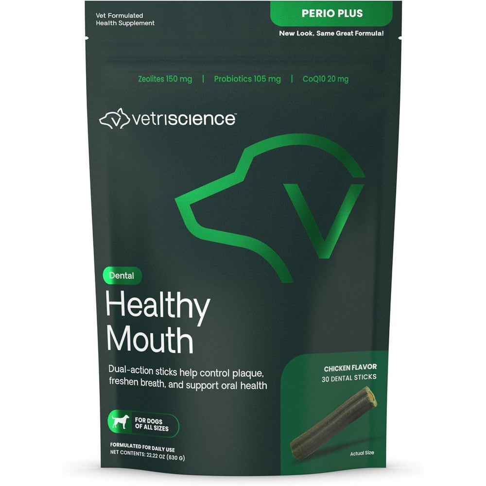 VETRISCIENCE Perio Plus Stix dans sa boîte, soutien bucco-dentaire.