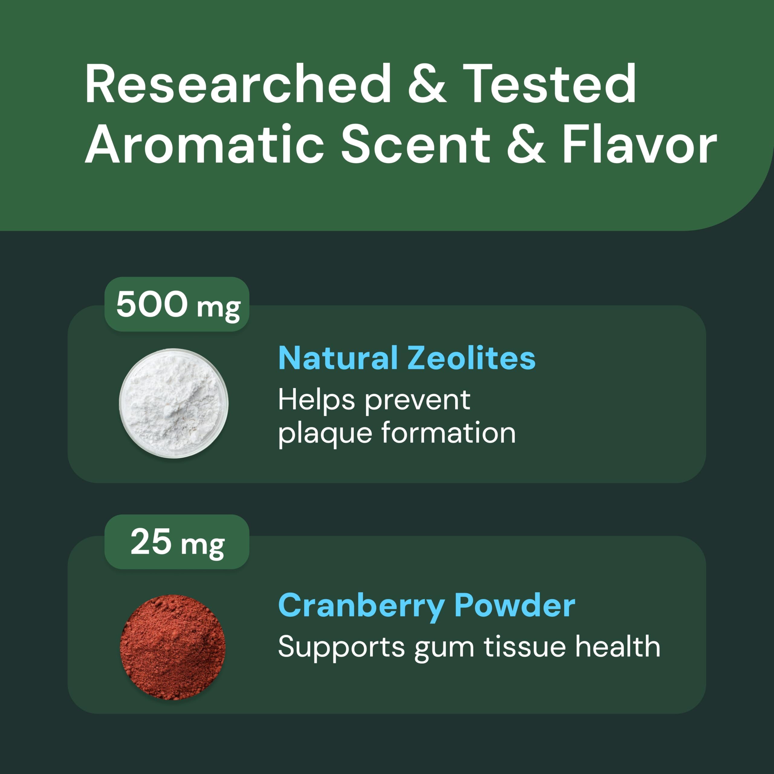 VetriScience Poudre dentaire – arôme agréable favorisant l’hygiène buccale.