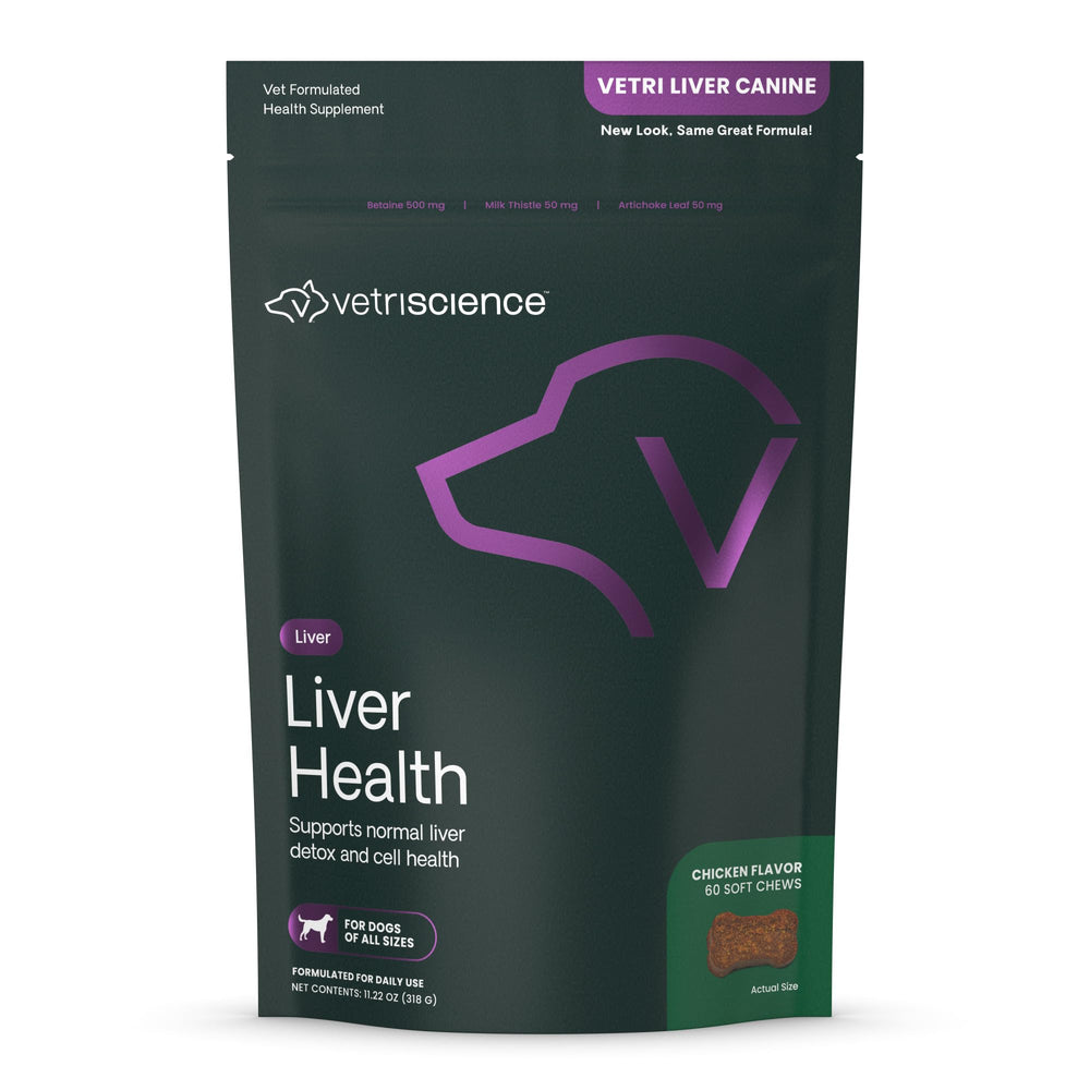 VETRISCIENCE Santé foie – friquettes soutenant la fonction hépatique et la digestion.