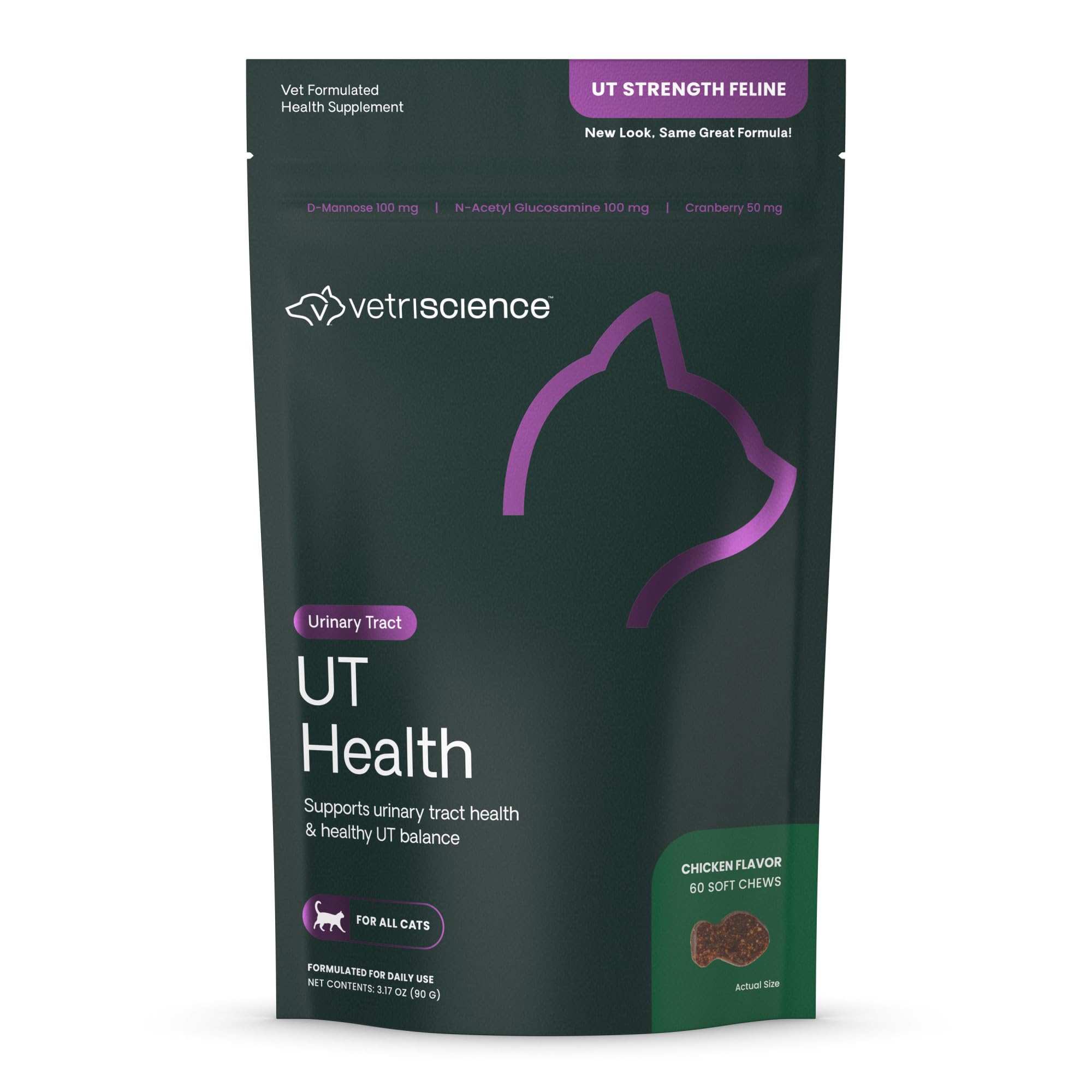 UT Health VetriScience avec cranberry et D-mannose pour la santé urinaire du chat