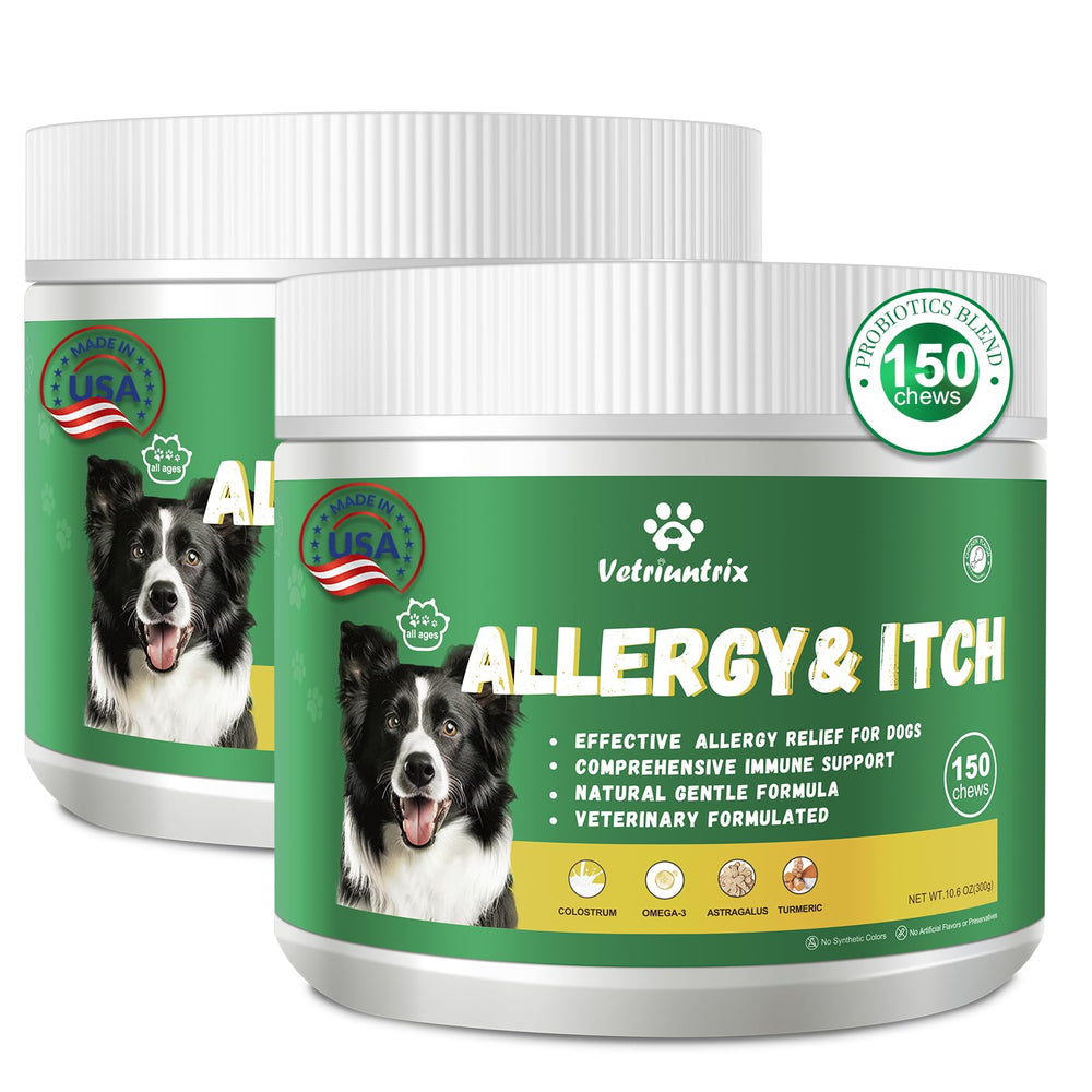 Vetriuntrix Allergy Chews: bocal poulet, soutien potentiel pour la peau et le confort quotidien