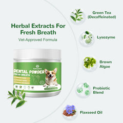 Vetriuntrix poudre dentaire chien respiration fraiche apres utilisation
