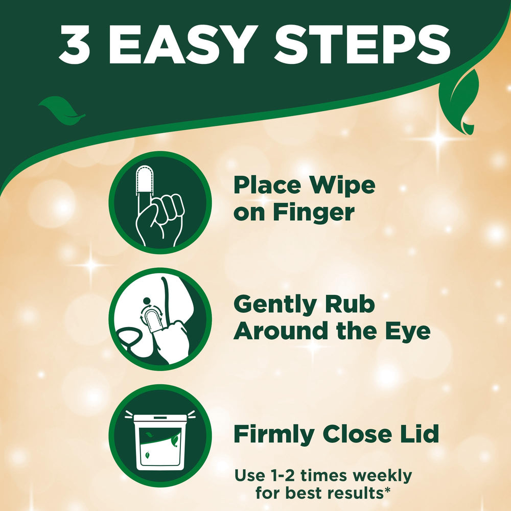 Vet's Best Eye Wipes offre une utilisation facile pour le soin quotidien.