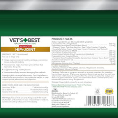 Vet's Best formule vétérinaire base plantes: ingrédients naturels pour articulations
