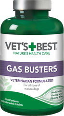 Vet's Best Gas Busters – bouteille-tablettes pour soutien digestif potentiel