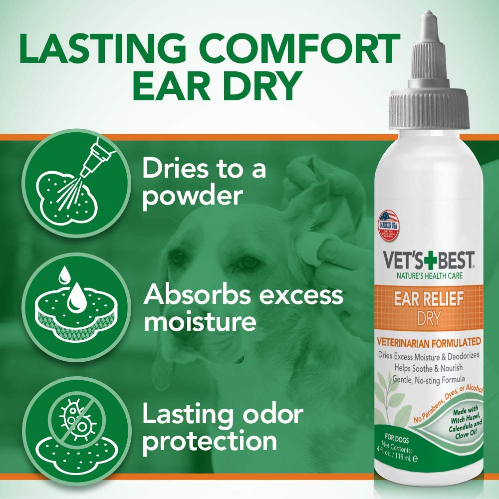 Vet's Best ingrédients naturels – vue des éléments apaisants.