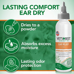 Vet's Best ingrédients naturels – vue des éléments apaisants.