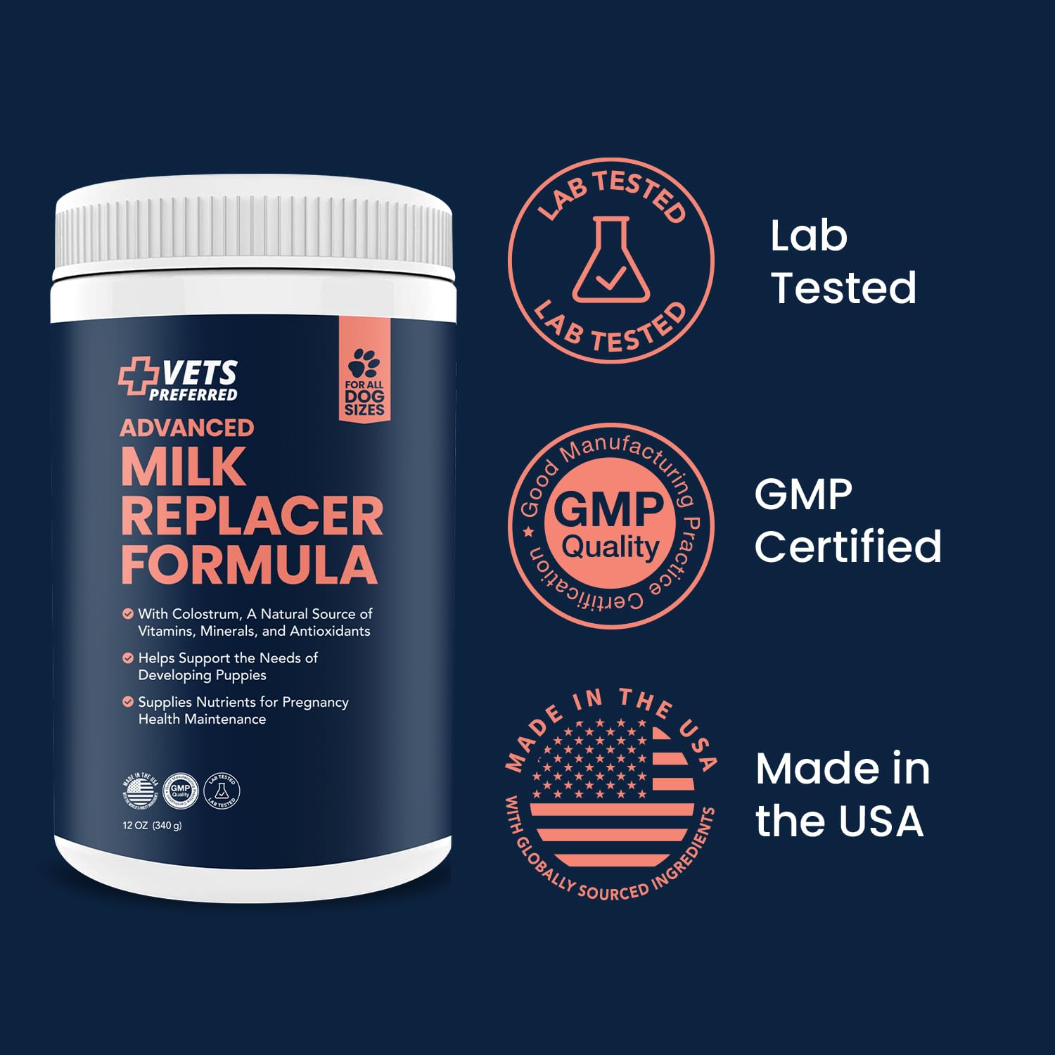 Vets Preferred Pour chiens âgés, soutien nutritionnel doux.