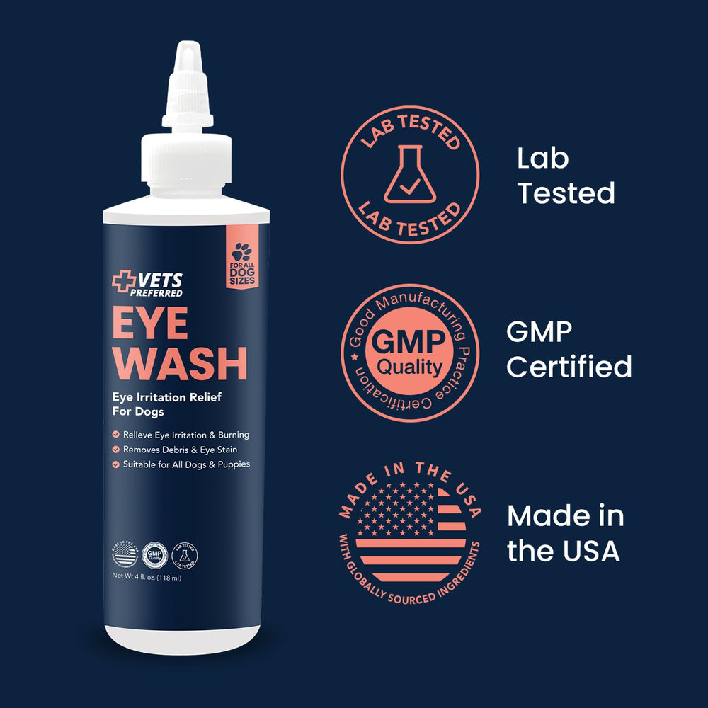 Fabrique au USA, qualite Vets Preferred pour chiens.