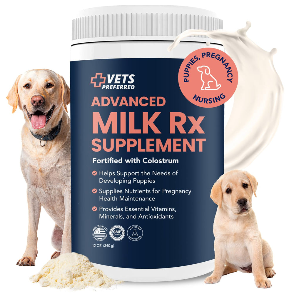 Vets Preferred Lait de remplacement pour chiots en boîte, soutien à la croissance.
