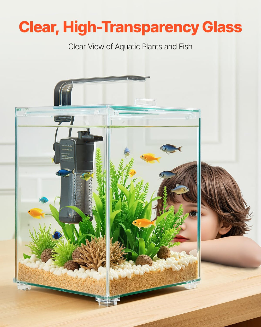 VEVOR aquarium carré pompe reglable pour simuler le courant naturel