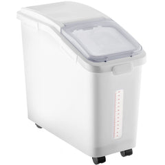VEVOR bac à ingrédients avec fenêtre transparente et échelle pour vérifier le niveau.