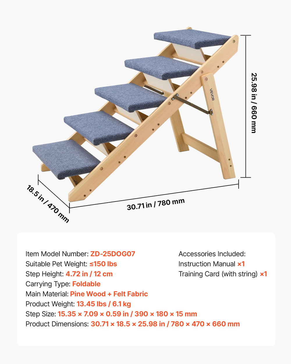 VEVOR surface non glissante et traction accrue pour les animaux.