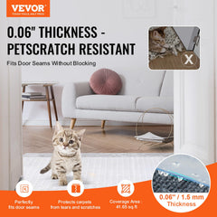 VEVOR Protège-Moquette Animaux anti-rayures et griffes préservant les surfaces.