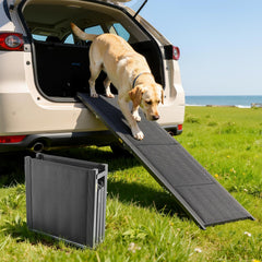 Rampe VEVOR pour chien dans voiture, longueur 71 pouces, solide et stable.