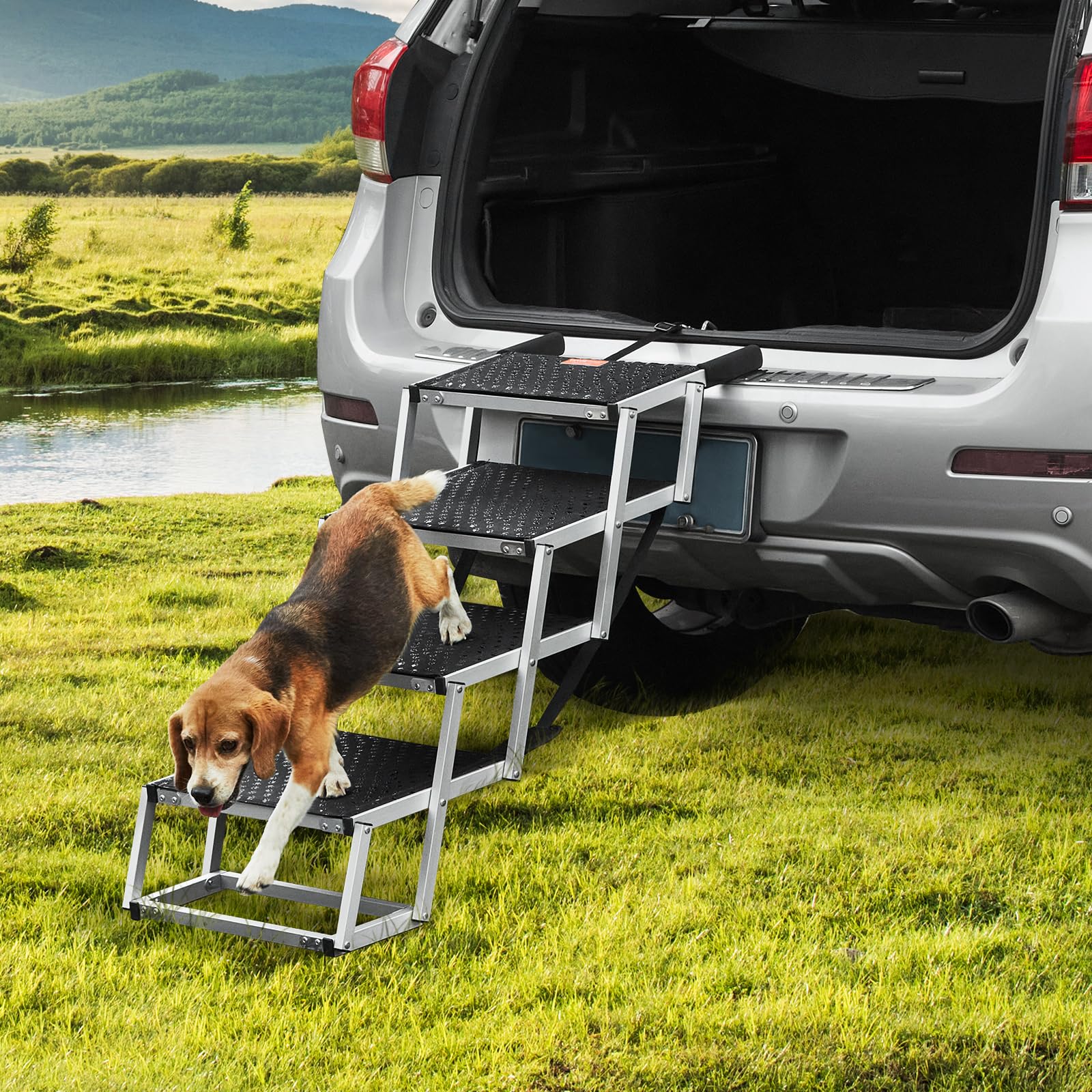 VEVOR Rampe chien voiture angles ajustables pour différents véhicules.