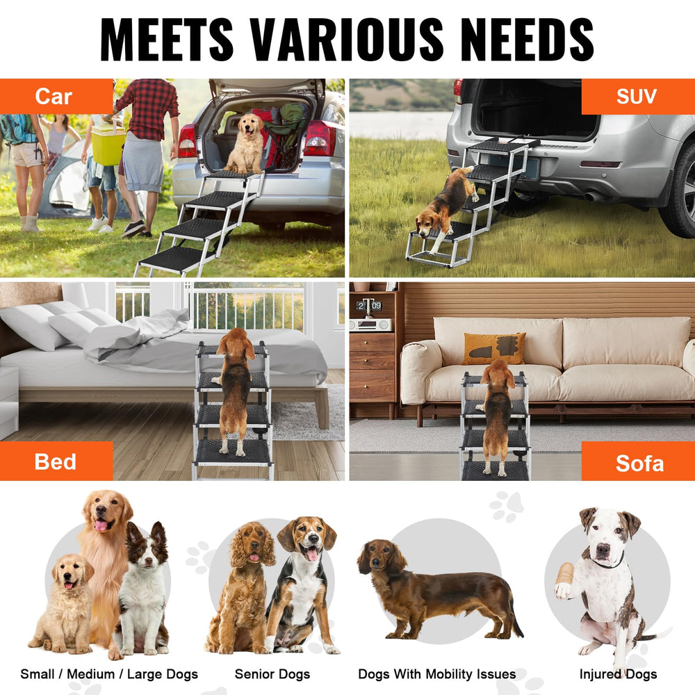 VEVOR Rampe chien voiture pliable et compacte.