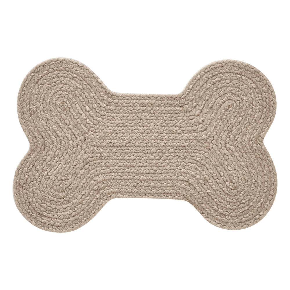 Tapis VHC Brands pour repas d'animaux, motif os, usage extérieur pratique