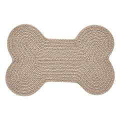 Tapis VHC Brands pour repas d'animaux, motif os, usage extérieur pratique