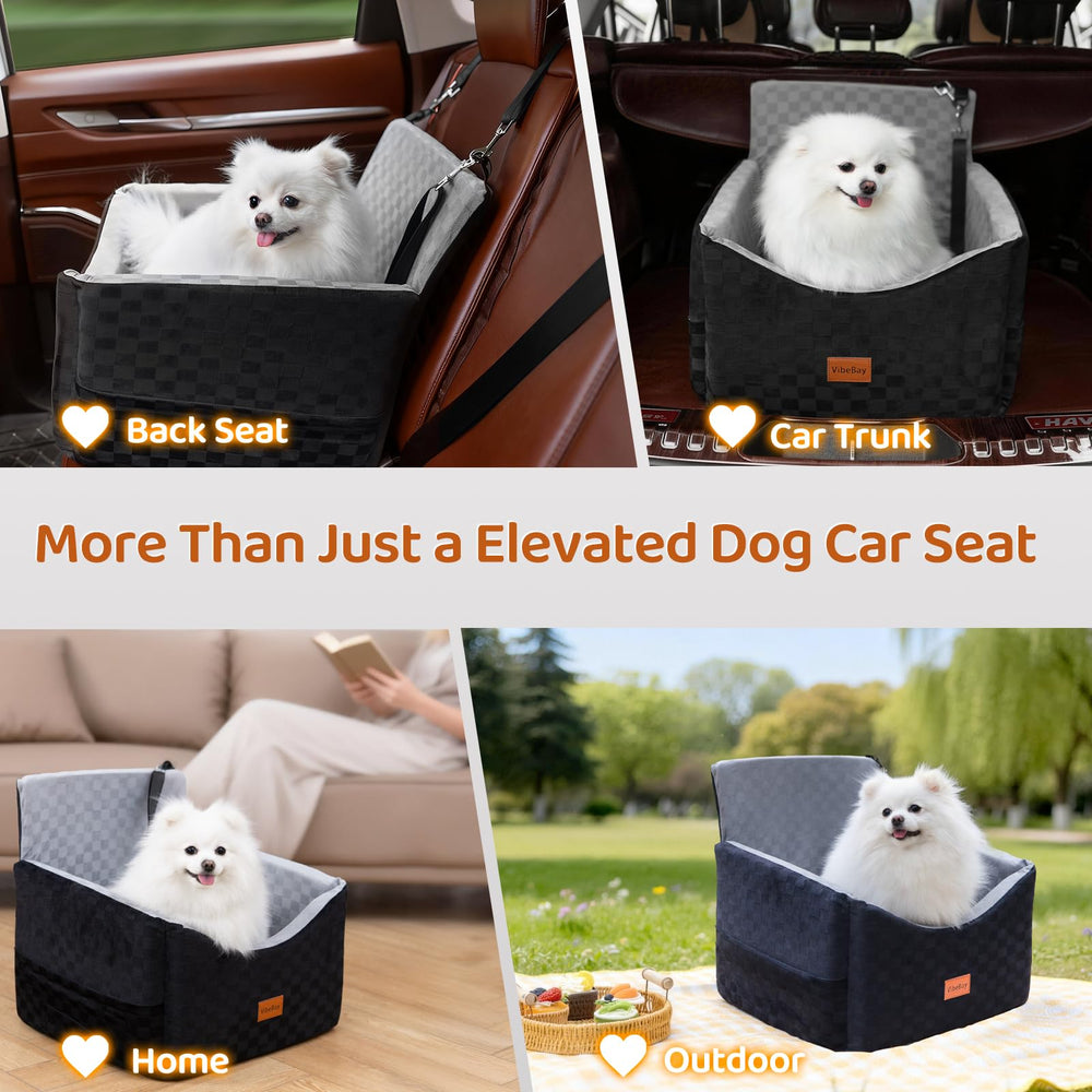 VibeBay utilisation portable en voiture et à domicile pour chien.