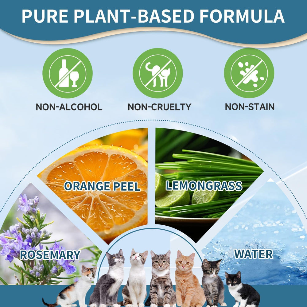VICSOM pulvérisateur pour plantes - préserve les plantes sans effrayer les chats.