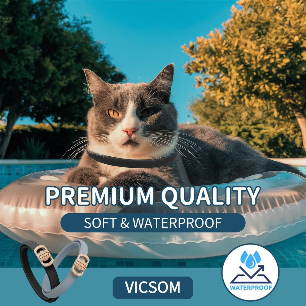 Collier VICSOM ajustable 48 cm pour la majorité des chats.