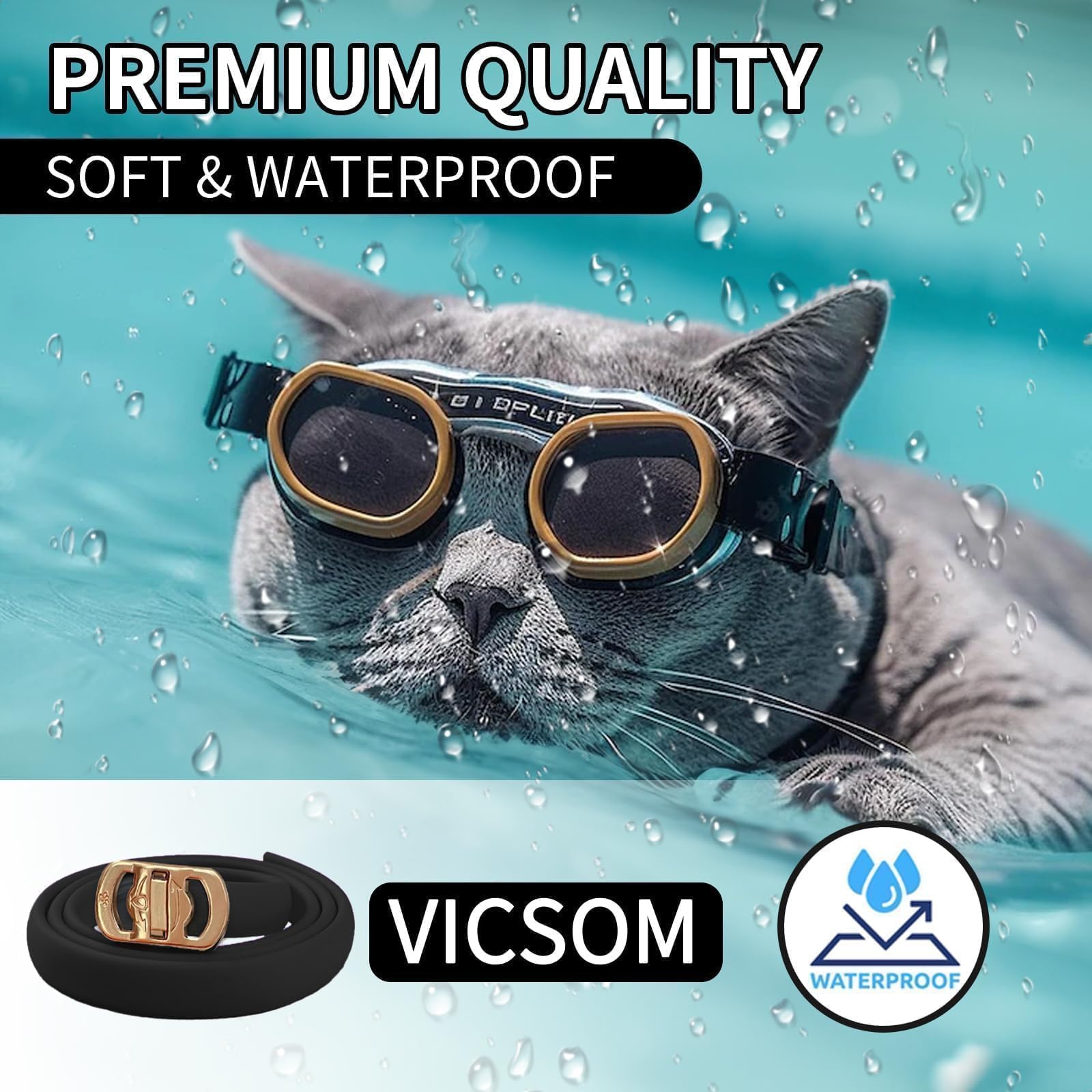 Collier VICSOM pour chat, protection estimée sur 32 mois.