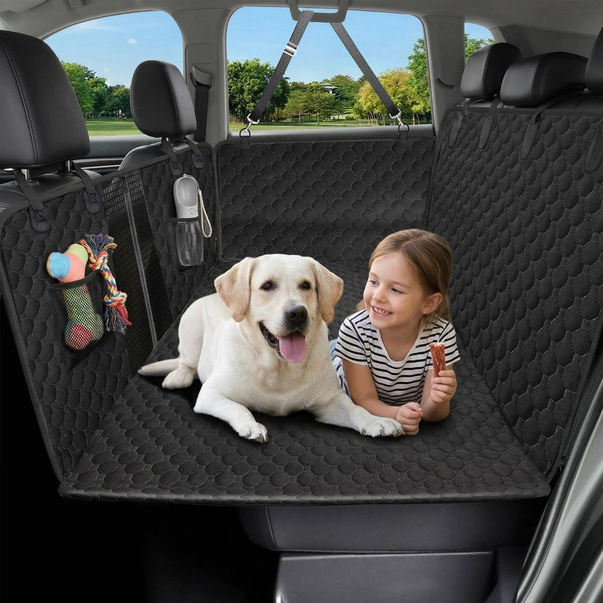 Victoper extension banquette arrière pour chien, espace élargi et sûr pendant les trajets.