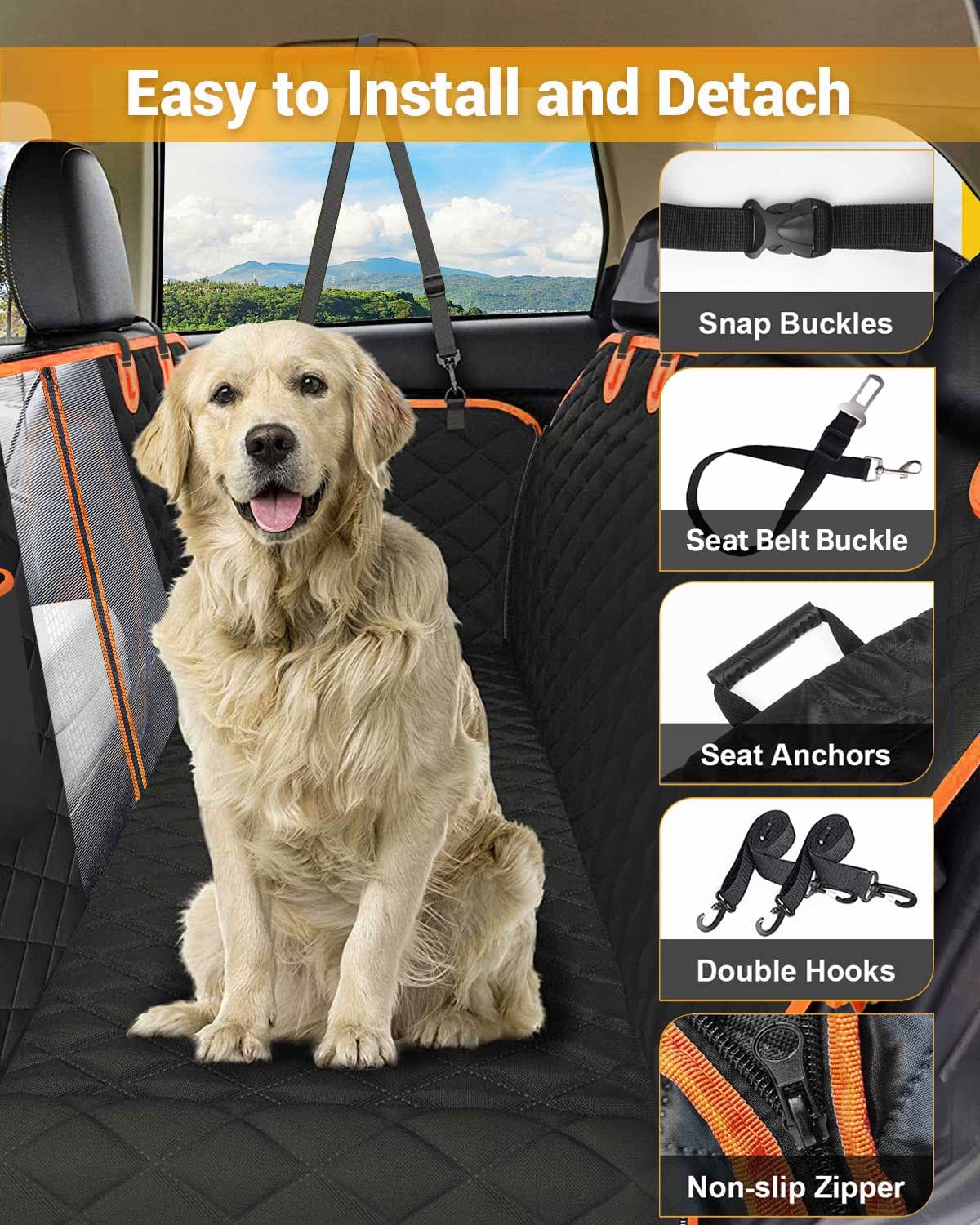 Victoper: fenêtre résille confort chien offre visibilité et calme pendant le trajet