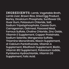 VICTOR pâté agneau et riz adapté pour chiots et chiens adultes actifs.