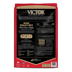 VICTOR croquettes pour chien actif au porc, profil nutritionnel élevé
